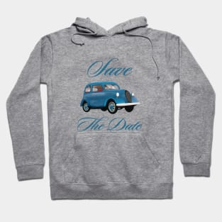 Save the Date vintage wedding car Hoodie